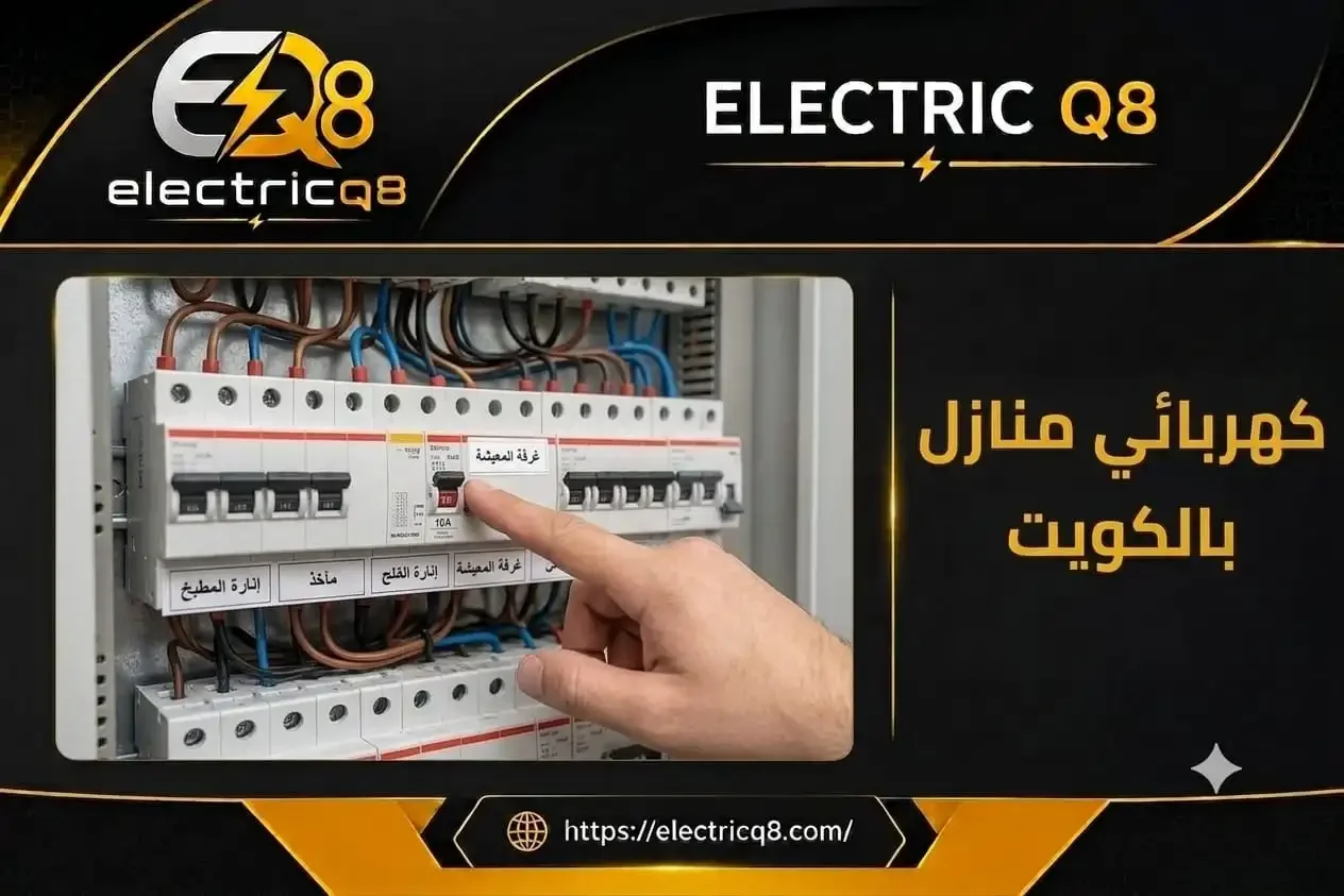 كهربائي منازل بالكويت يقدم خدمات تركيب وصيانة الكهرباء المنزلية وإصلاح الأعطال وتمديد الأسلاك واستبدال القواطع والمفاتيح بسرعة وكفاءة عالية